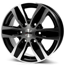 Autec Quantro 6-Loch Schwarz poliert