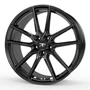 R3 Wheels R3H02 schwarz glänzend lackiert