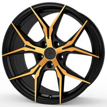 Keskin KT19N matt black front copper