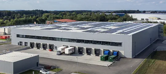 New logistics center in Großschirma