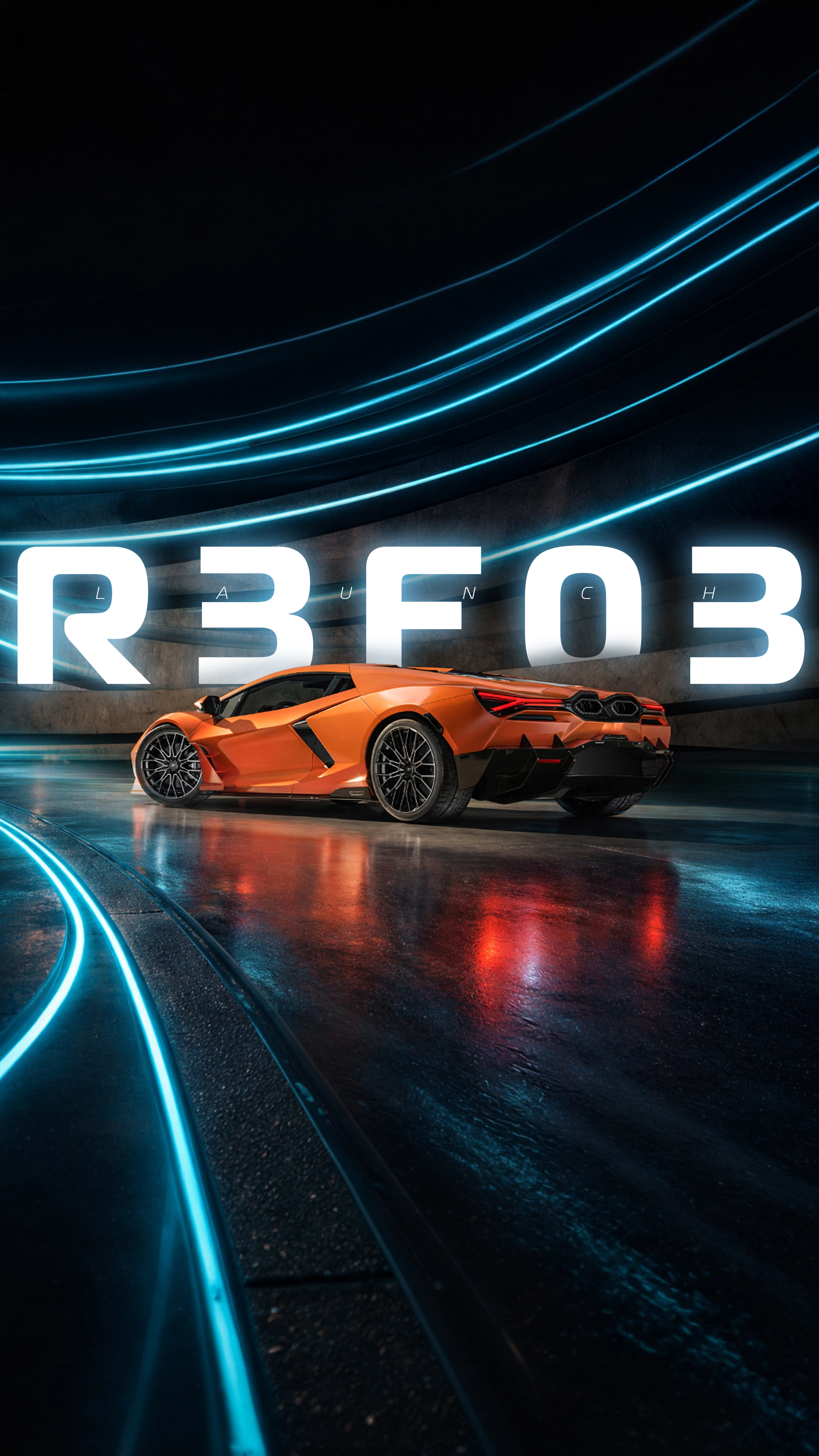Lamborghini with R3F03 rims